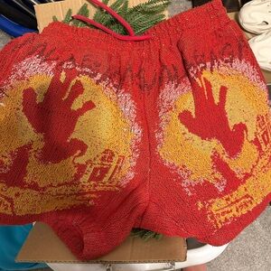 Mens valabasas ghost hand Graphic Knit Shorts